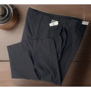 Lane Bryant Pants The 4 Season Ankle Mid-Rise Women Sz 24 Solid‎ Black NWT $69